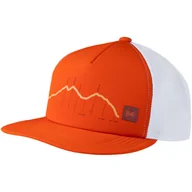 Czapki i chusty sportowe męskie - Czapka z daszkiem Buff Explore Trucker Cap Cram Poppy - miniaturka - grafika 1