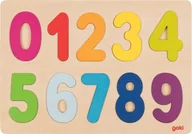 Puzzle - Goki, układanka dla dzieci Numery i kolory - miniaturka - grafika 1