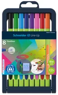 Cienkopisy - Schneider Zestaw cienkopisów Line-Up, 0,4mm, stojak, 8 szt., miks kolorów SR191098 - miniaturka - grafika 1