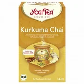 Herbata - Kurkuma Chai Bio Herbata Yogi Tea, 17 torebek - miniaturka - grafika 1