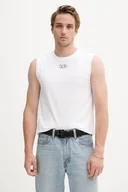 Koszulki męskie - Diesel t-shirt bawełniany T-BISCO kolor biały A15372.0CLBR - miniaturka - grafika 1