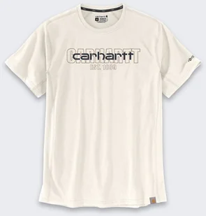 Koszulka Carhartt Force Mid Logo Graphic Malt - Koszulki męskie - miniaturka - grafika 1