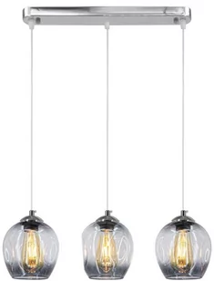 ELEM Lampa sufitowa z trzema żarówkami E27 8182/3 8C BL z serii ATENA - Lampy sufitowe - miniaturka - grafika 1