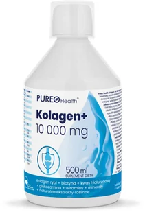 Pureo Health Kolagen+ 10 000 mg 500 ml - Włosy, skóra, paznokcie - miniaturka - grafika 1