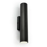 Lampy ścienne - Lampa Kinkiet Tuba Czarna Pojedyncza LED GU10 - miniaturka - grafika 1