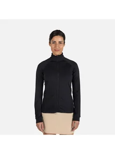 Bluza damska ROSSIGNOL W Mid Layer Thin czarna L - Bluzy damskie - miniaturka - grafika 1