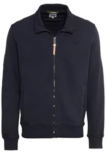 camel active Męska kurtka z dzianiny 409408/7W01, niebieski (Night Blue), S - Kurtki męskie - miniaturka - grafika 1