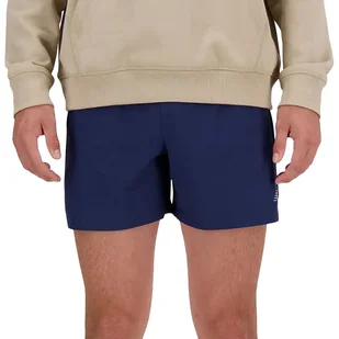 Spodenki męskie New Balance MS41286NNY - granatowe - Spodnie sportowe męskie - miniaturka - grafika 1