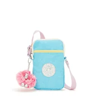 Torebki damskie - Kipling Damska mini torba Tally, lekka mini torba crossbody, nylonowa torba na telefon, Blue Sea Mix, 4.25''L x 6.75''H x 0.75''D - miniaturka - grafika 1