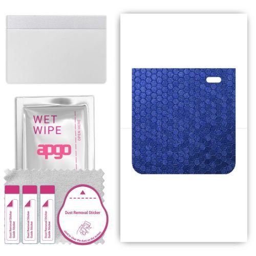 folia naklejka skórka strukturalna na TYŁ do Honor Magic V Flip - Plaster Miodu Niebieski - apgo SKINS