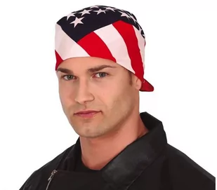 Chusta Na Głowę Usa - Gadżety na imprezę - miniaturka - grafika 1