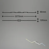 Lampy sufitowe - Briloner Lampa sufitowa LED B smart, CCT, 227 x 12cm - miniaturka - grafika 1