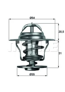 Termostat, płyn chłodzący Mahle TX 13 75D - Termostaty - miniaturka - grafika 1