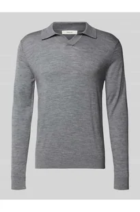 Koszulka polo o kroju regular fit z czystej wełny model TRAY - Selected Homme - Koszulki męskie - miniaturka - grafika 1