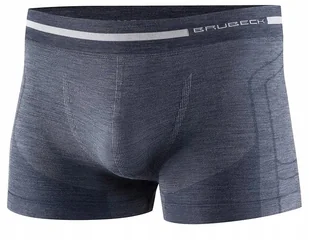 Bokserki męskie BRUBECK BX10430 WEŁNIANE - XL - Majtki męskie - miniaturka - grafika 1