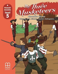 Dumas Alexander The Three Musketeers + CD-ROM MM PUBLICATIONS - Książki edukacyjne - miniaturka - grafika 1