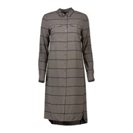 Sukienki - PEPE JEANS SUKIENKA KOSZULOWA KHAKI PROSTA XXS P9H - miniaturka - grafika 1