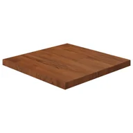 Meble modułowe i akcesoria - Kwadratowy blat do stolika, ciemnobrązowy, 40x40x2,5 cm, dębowy! Lumarko! - miniaturka - grafika 1