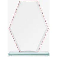 Gadżety dla kibiców - Trofeum szklane z rozklejoną podstawą - miniaturka - grafika 1