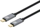 Kable USB - TECHLY USB3.2 Gen.2 Kabel Stecker Typ-C - Stecker USB Typ-C Schwarz 1m - miniaturka - grafika 1