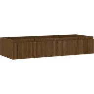Szafki łazienkowe - Mexen Rivel szafka łazienkowa podumywalkowa 120 cm, 1 szuflada, ryflowana , orzech - 91A20-12023-1-BF86 - miniaturka - grafika 1