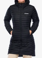 Kurtki męskie - Płaszcz damski Berghaus Nula Micro Long Jacket - black/black - miniaturka - grafika 1
