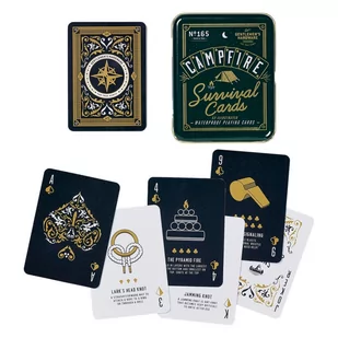Gra kempingowa „Survival cards” w puszce | GENTLEMEN’S HARDWARE - Gry karciane - miniaturka - grafika 1