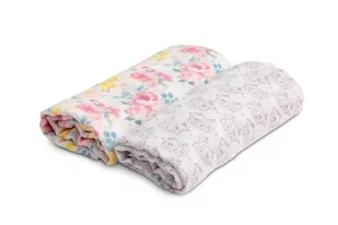 Sensillo pielucha bambusowa 2-pak kwiaty+jeże 120x120 - Pieluchy - miniaturka - grafika 1