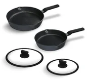 Zestawy garnków i patelni - Zestaw patelni i pokrywek 4 el. Vesna Zwieger - miniaturka - grafika 1