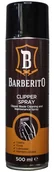 Pozostałe akcesoria fryzjerskie - Barberito Clipper Spray, spray do czyszczenia maszynek, 500ml - miniaturka - grafika 1