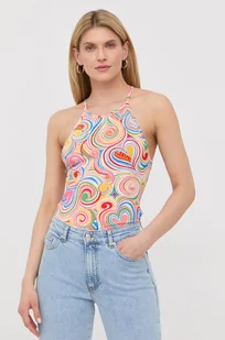Love Moschino top damski odkryte plecy - Koszulki i topy damskie - miniaturka - grafika 1