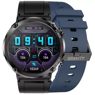 Gravity GT21-5 BK/BU/BK - Smartwatch - miniaturka - grafika 1