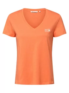 Tom Tailor Denim - T-shirt damski, pomarańczowy - Koszulki i topy damskie - miniaturka - grafika 1
