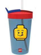 Sztućce dla dzieci - LEGO Kubek "Iconic - Classic" w kolorze niebiesko-czerwonym - 500 ml - miniaturka - grafika 1