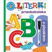 Edukacja przedszkolna - Aksjomat Literki przedszkolaka z pisakiem Piszę czytam i zmazuję Wydanie specjalne Agnieszka Bator - miniaturka - grafika 1