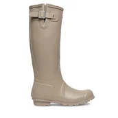 Kalosze damskie - Kalosze Hunter HFW-004 Beżowy - miniaturka - grafika 1