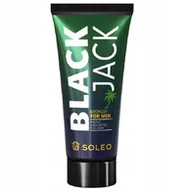 Balsamy i kremy do opalania - Bronzer dla Mężczyzn DO OPALANIA SOLEO BASIC BLACK JACK 150ml - miniaturka - grafika 1