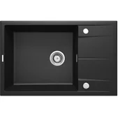 Zlewozmywaki - Deante Eridan Zlewozmywak 1-komorowy z krótkim ociekaczem ZQE_G11B ZQE G11B [16688806] - miniaturka - grafika 1