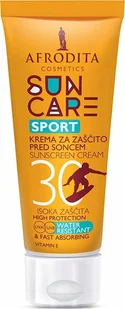 Afrodita Afrodita Sun Care Sport SPF30 Krem Przeciwsłoneczny - Balsamy i kremy do opalania - miniaturka - grafika 1