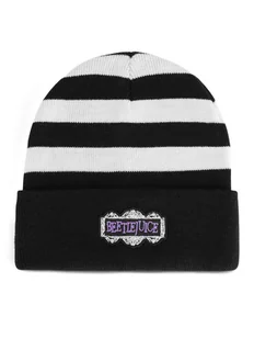 BEETLEJUICE Czapka ACCCS-AW24-323WBBJ Czarny - Czapki dla dzieci - miniaturka - grafika 1