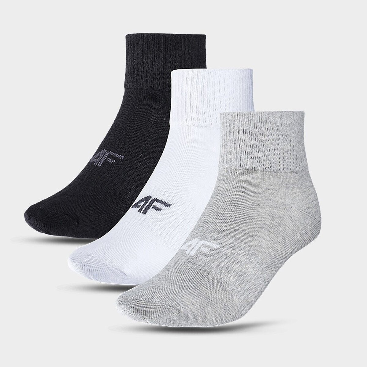 Skarpety Chłopięce 4F Multikolor 3-PAK 4FJWMM00USOCU330 Kolorowy 35-37