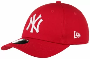 Czapka 9Forty JUNIOR NY Yankees by New Era, czerwony, Youth (52-56 cm) - Czapki i chusty sportowe męskie - miniaturka - grafika 1