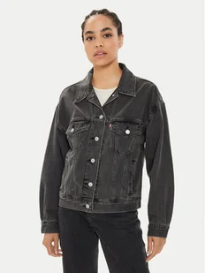Levi's® Kurtka jeansowa 90's A1743-0000 Czarny Relaxed Fit - Kurtki damskie - miniaturka - grafika 1