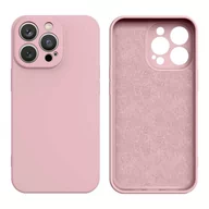 Etui i futerały do telefonów - Hurtel Silicone case etui iPhone 13 Pro Max silikonowy pokrowiec różowe - miniaturka - grafika 1
