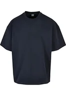 Koszulki męskie - Urban Classics Męski t-shirt Ultra Heavy Oversized Tee, granatowy, L - miniaturka - grafika 1