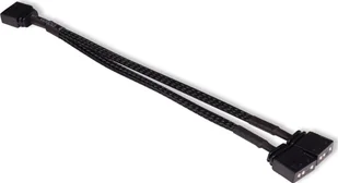 Alphacool Alphacool Y-Splitter aRGB 3-Pin auf 2x 3-Pin 15cm - schwarz 18704 18704 - Kable komputerowe i do monitorów - miniaturka - grafika 1