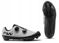 Buty rowerowe - BUTY ROWEROWE NORTHWAVE EXTREME XCM 4 - Light Grey - Rozmiar 45 - miniaturka - grafika 1