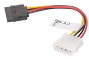 Kable komputerowe i do monitorów - Kabel zasilający LANBERG SATA 15-pin - Molex 4-pin 0.15m. CA-HDSA-10CU-0015 - miniaturka - grafika 1