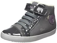 Buty dla dziewczynek - Geox Dziewczęce B Gisli Girl B sneakersy, Dk Grey Lt Prune, 22 EU - miniaturka - grafika 1