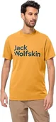 Koszulki męskie - Jack Wolfskin Brand T M, T-shirt Mężczyźni, Panna Cotta, XL - miniaturka - grafika 1